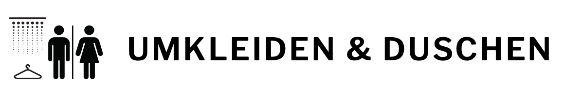 Umkleiden und Duschen